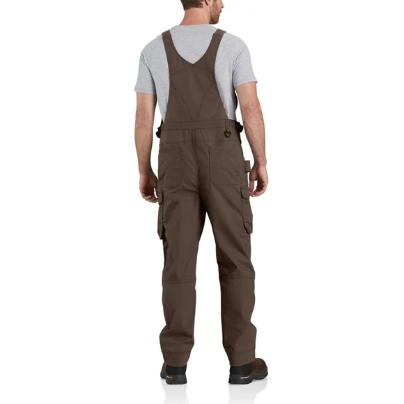 Carhartt Steel Rugged Flex Ripstop Bib Overall Mens - Picture 2 of 7